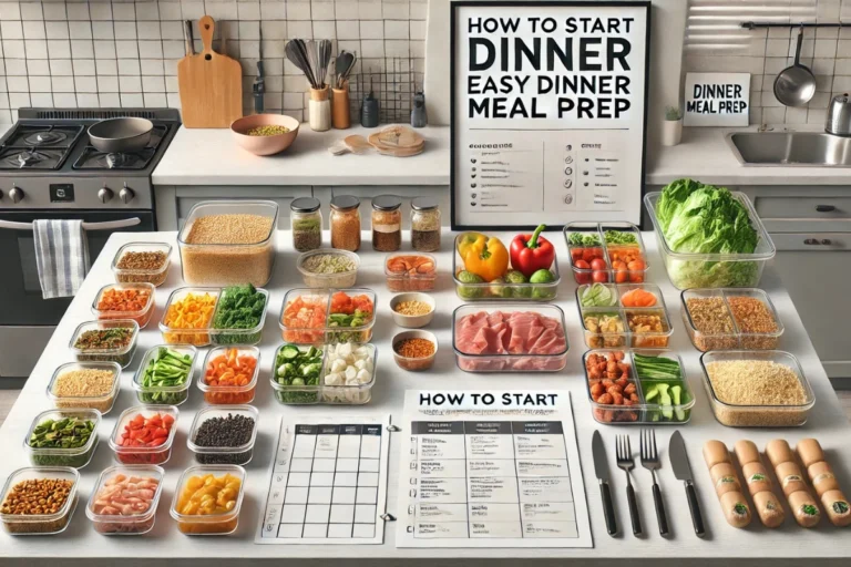 Easy dinner meal prep