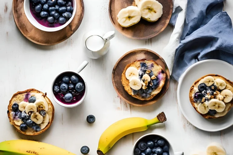 banana blueberry breakfast