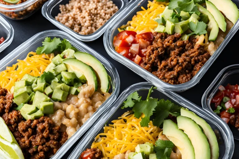 Taco bowl meal prep