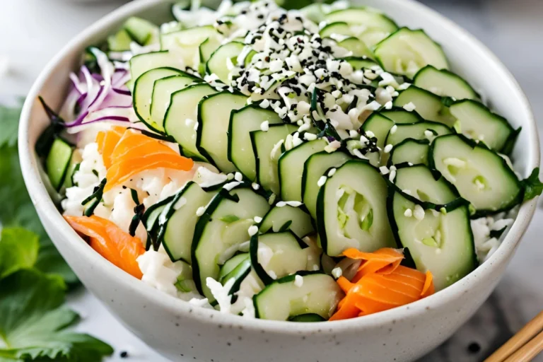 cucumber sushi salad