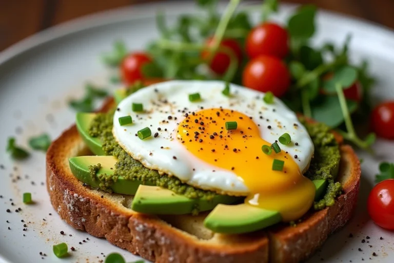 pesto egg breakfast