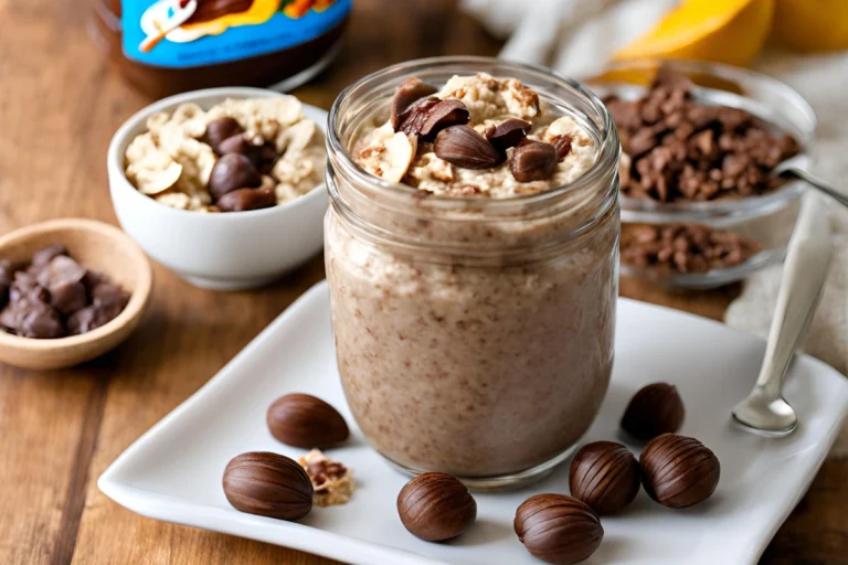 Nutella Overnight Oats